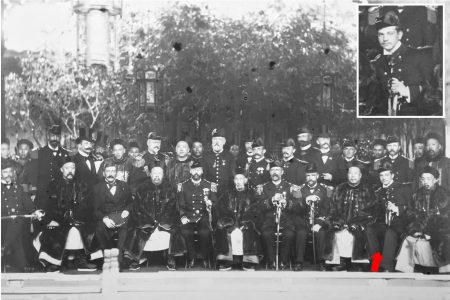 Christian’s grandfather, Christian Frederik Denys Mourier, meeting with Qing dynasty officials in Shanghai, 1900 Christian's grandfather, Christian Frederik Denys Mourier, meeting with Qing dynasty officials in Shanghai, 1900